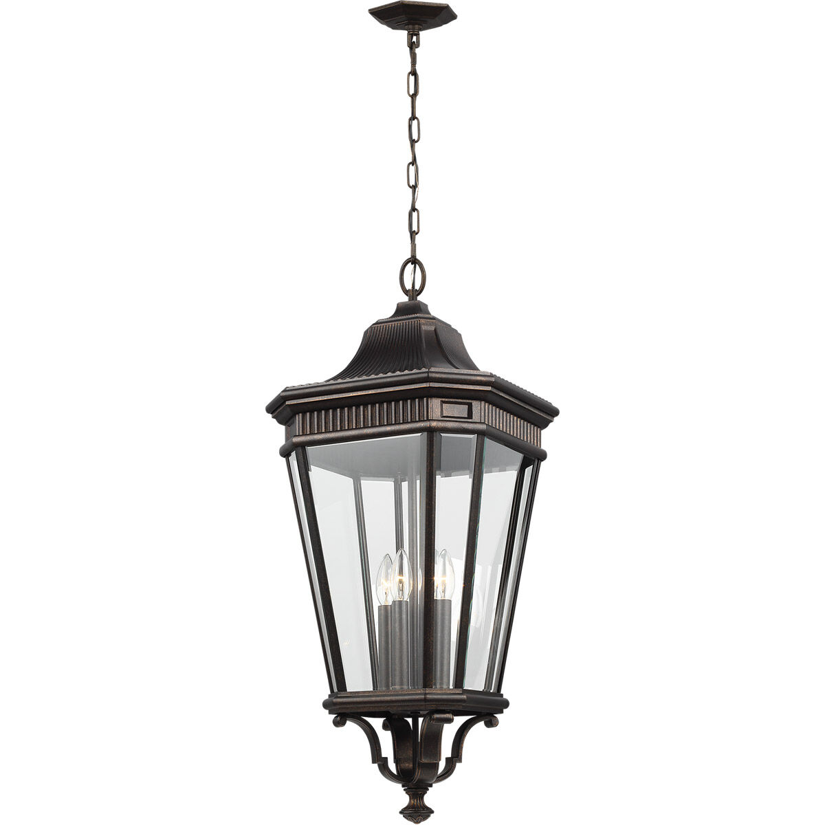 Cotswold Lane 4 Light 13.63 inch Outdoor Pendant/Chandelier