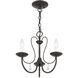 Mirabella 3 Light 15 inch English Bronze Chandelier Ceiling Light