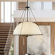 Alora Mood Crosby 4 Light 33 inch Matte Black Chandelier Ceiling Light