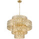 Dealey 13 Light 25.75 inch Heirloom Brass Chandelier Ceiling Light