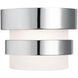 Miami LED 5.13 inch Polished Chrome Flush Mount Ceiling Light