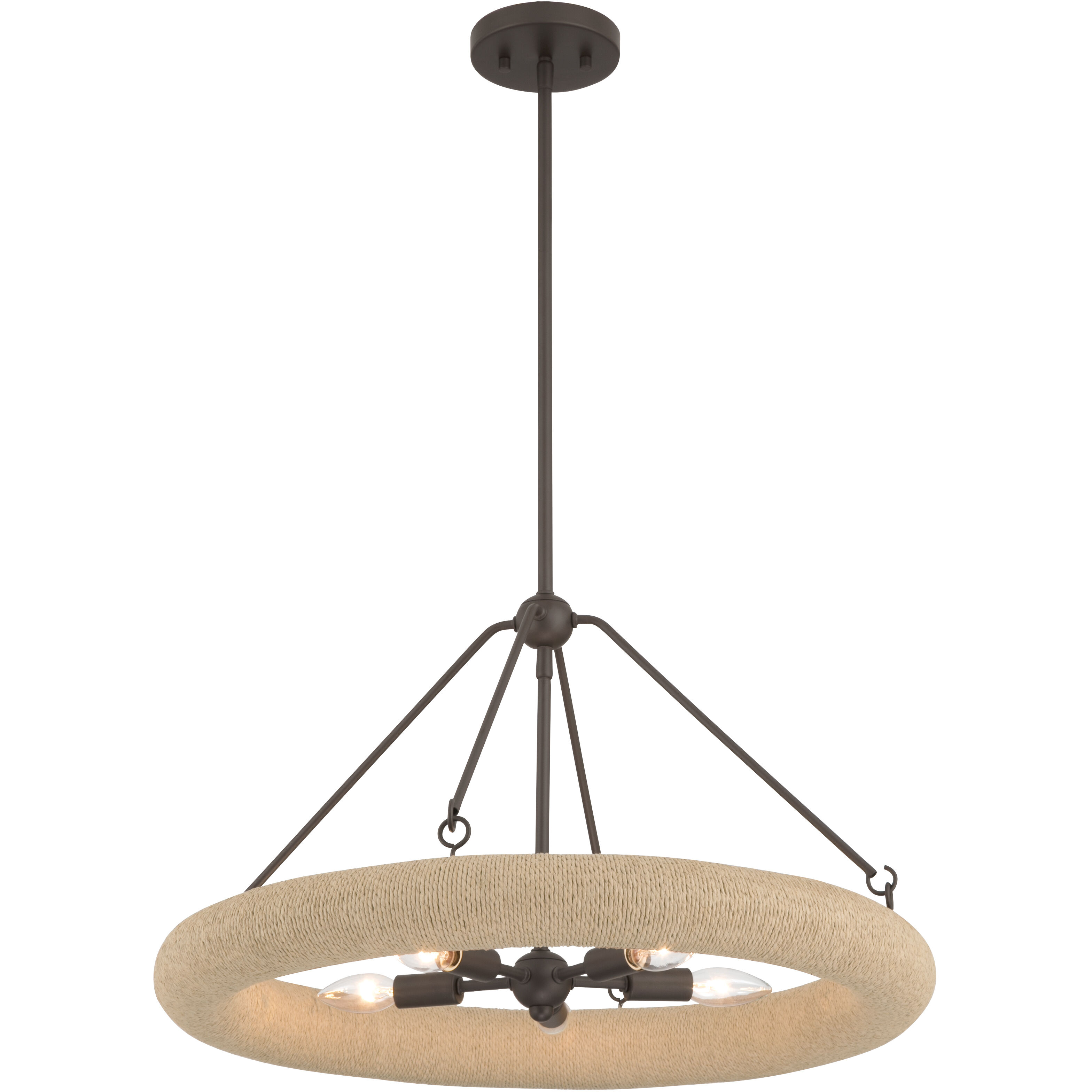 Aeris 5 Light 24 inch Dark Bronze Pendant Ceiling Light