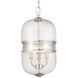 Gregory 3 Light 9 inch Polished Chrome Pendant Ceiling Light