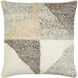 Deccan Traps 20 X 20 inch Ivory/Gray/Beige Accent Pillow