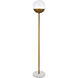 Eclipse 62 inch 40 watt Brass Floor Lamp Portable Light