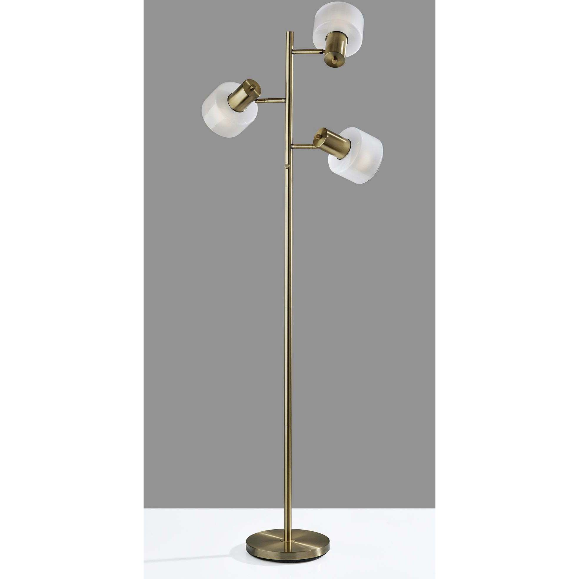 Rhodes 67.5 inch 40.00 watt Antique Brass Tree Floor Lamp Portable Light