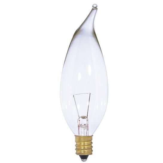 Lumos Incandescent CA10 Candelabra E12 25 watt 12V 2700K Light Bulb