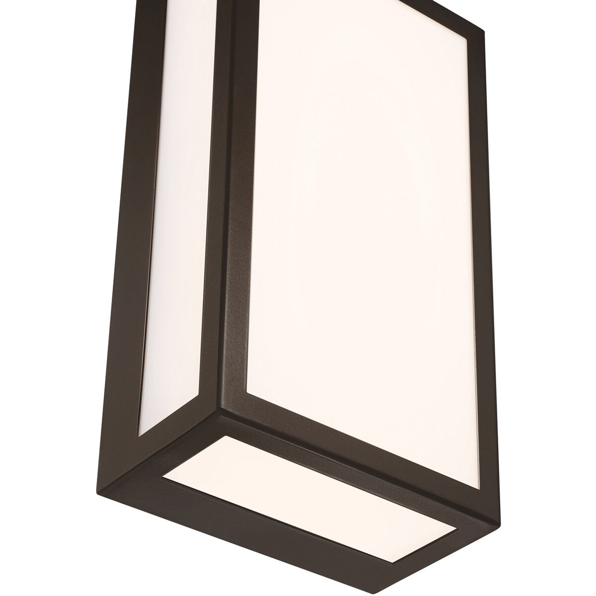 GEO LED 12 inch Bronze Outdoor Wall Sconce
