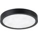 Argyle LED 12 inch Textured Black Flush Mount Ceiling Light