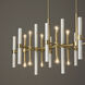 Marlow 16 Light 47.25 inch Matte Brass Island Light Ceiling Light