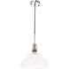 Gil 1 Light 11 inch Chrome Pendant Ceiling Light