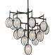 Maxin 15 Light 36.25 inch Dark Hammered Bronze with Golden Interior Chandelier Ceiling Light, Large