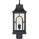 Triumph 1 Light 19.75 inch Textured Black Outdoor Post Light