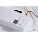 ColorQuick LED 11.02 inch White Flush Mount Ceiling Light