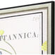 Ephemeral Green and Blue and Multi and Orange Framed Art