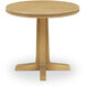 Charles 32 X 32 inch Natural Cafe Table