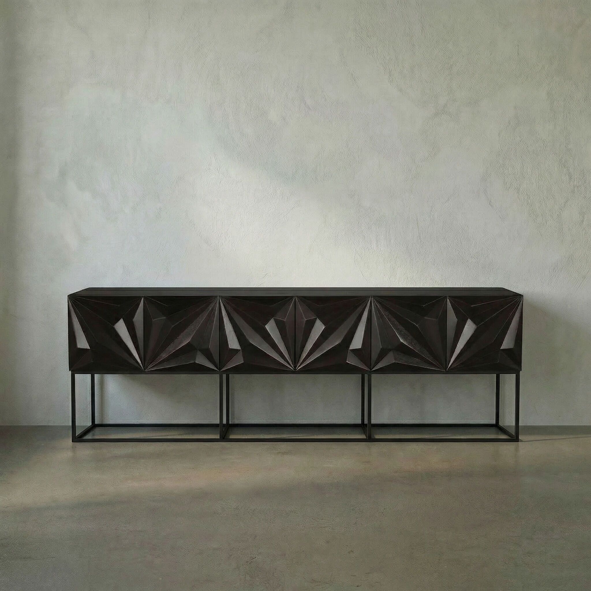 Zurich 96 X 23 inch Ebony Walnut Console