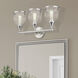 Ashridge 3 Light 24 inch Brushed Nickel Vanity Wall Sconce Wall Light