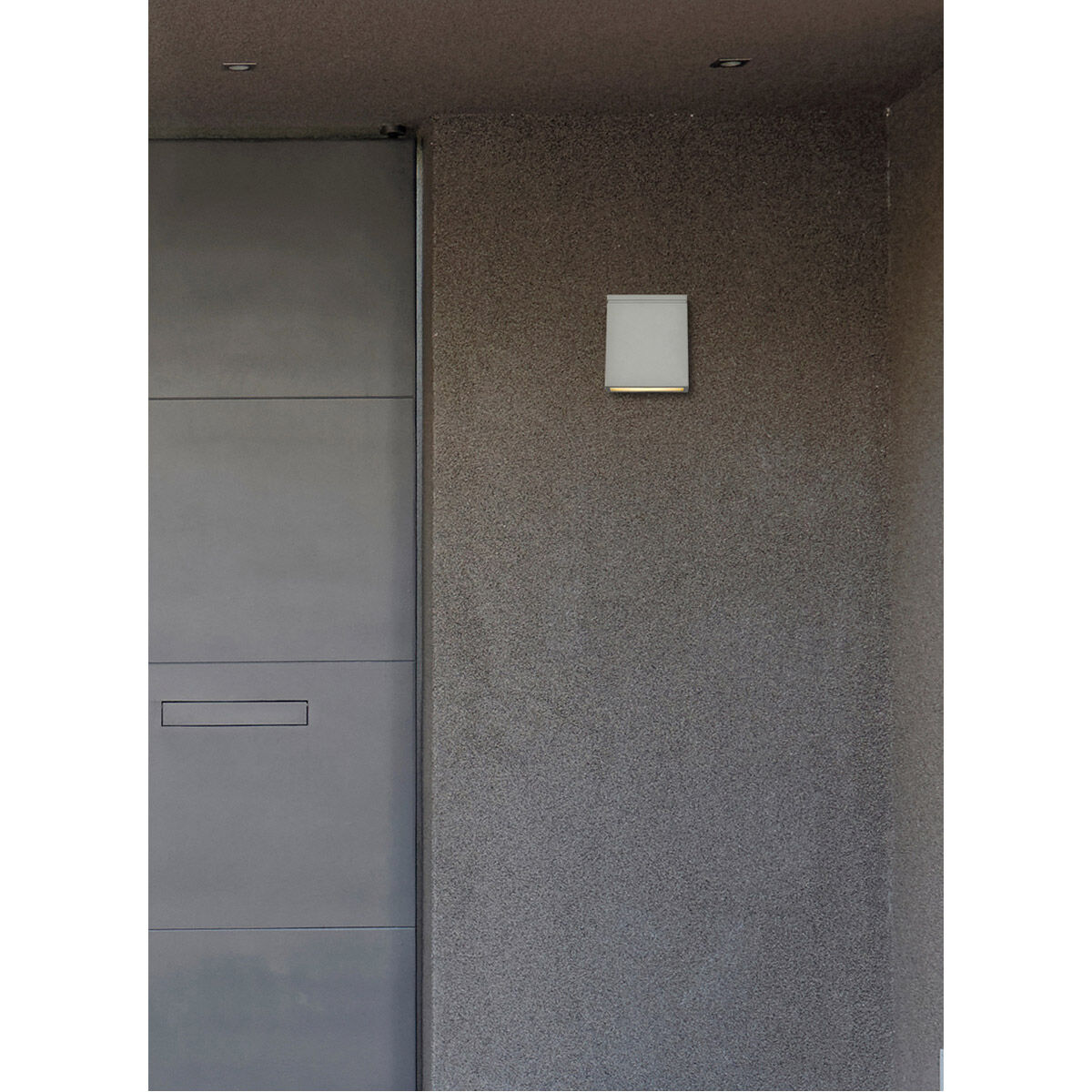 Raine 7 inch Silver Outdoor Wall Light