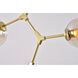 Canada 9 Light 36 inch Gold Chandelier Ceiling Light