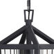 Gage LED 7 inch Volcanic Black Outdoor Pendant