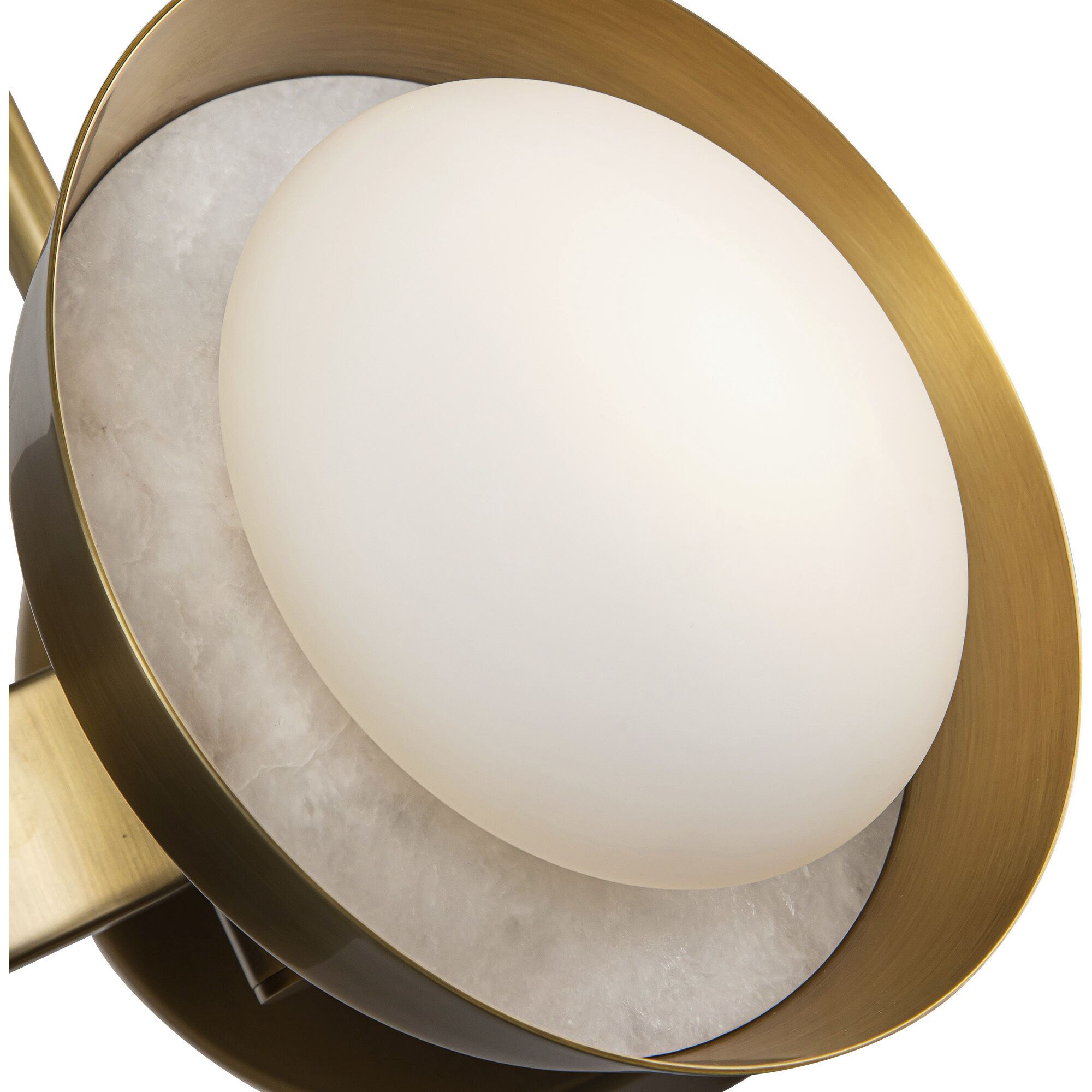 Alonso LED 12.63 inch Vintage Brass Pendant Ceiling Light