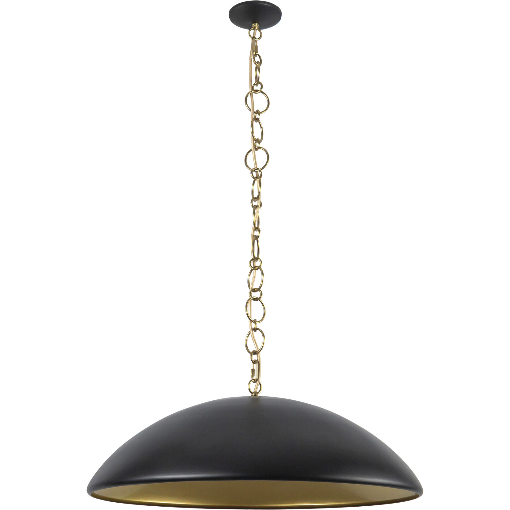 Alora Mood Grant 1 Light 27.63 inch Matte Black Pendant Ceiling Light