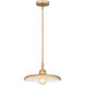 Camden 1 Light 14 inch Rubbed Brass Pendant Ceiling Light