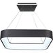 Lazio LED 23.5 inch Black Chandelier Ceiling Light