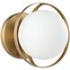 Parker 1 Light 7 inch Champagne Gold Vanity Light Wall Light