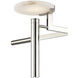 Kelly Wearstler Melange LED 36 inch Polished Nickel Floating Disc Chandelier Ceiling Light