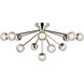 kate spade new york Alloway LED 30 inch Polished Nickel Flush Mount Ceiling Light