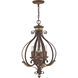 Villa Verona 4 Light 16 inch Verona Bronze with Aged Gold Leaf Accents Foyer Ceiling Light