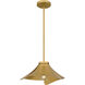 Quoizel Wisp 1 Light 14.5 inch Light Gold Pendant Ceiling Light QP6747LG - Open Box