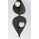 Pod LED 8.25 inch Sand Coal Black Pendant Ceiling Light