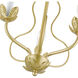 Katarina 3 Light 13 inch Soft Gold Chandelier Ceiling Light