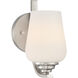 Shyloh 1 Light 5 inch Brushed Nickel Bath Light Wall Light