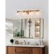 Bedminster 4 Light 30.5 inch Champagne Gold Vanity Light Wall Light
