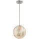 Desert 1 Light 10 inch Brushed Nickel Pendant Ceiling Light