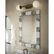 Barbican 2 Light 6.5 inch Antique Brass Bath Sconce Wall Light