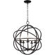 Apollo 5 Light 20 inch Rubbed Oil Bronze Pendant Ceiling Light