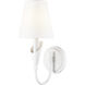 Claudelle Wall Sconce Wall Light in Textured White