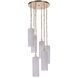 Myos 6 Light 15.16 inch Sunset Gold Pendant Ceiling Light