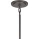 Hexly 9 Light 16 inch Bronze and Sultry Silver Foyer Pendant Ceiling Light