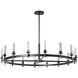 Windsor 16 Light 60.9 inch Oil Rubbed Bronze Chandelier Ceiling Light in Frosted