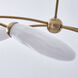 Crest Island Light Ceiling Light in Winter Brass