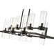 Datus 10 Light 42.5 inch Matte Black Linear Chandelier Ceiling Light