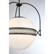 Thornhill 3 Light 20 inch Matte Black Pendant Ceiling Light
