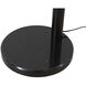 Culver 90 inch 7 watt Weathered Brass and Black Arc Floor Lamp Portable Light