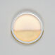 Hoopla Wall Sconce Wall Light in White/Gold